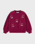 Sweat Bordada - Vermelho