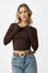 Top de Manga Comprida - Castanho