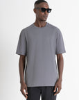 T-shirt Relaxed - Cinza escuro