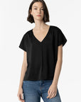 Blusa de Manga curta - Preto