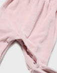 Babygrow de Veludo - Rosa