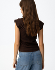 Top Canelado - Castanho