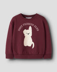 Sweat Estampada - Bordo