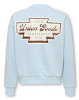 Sweat com Estampado Traseiro - Azul Claro