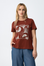 T-shirt Estampada - Vermelho