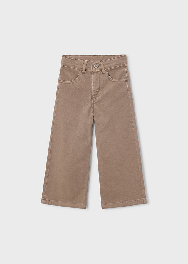 Calças Wide Leg - Bege