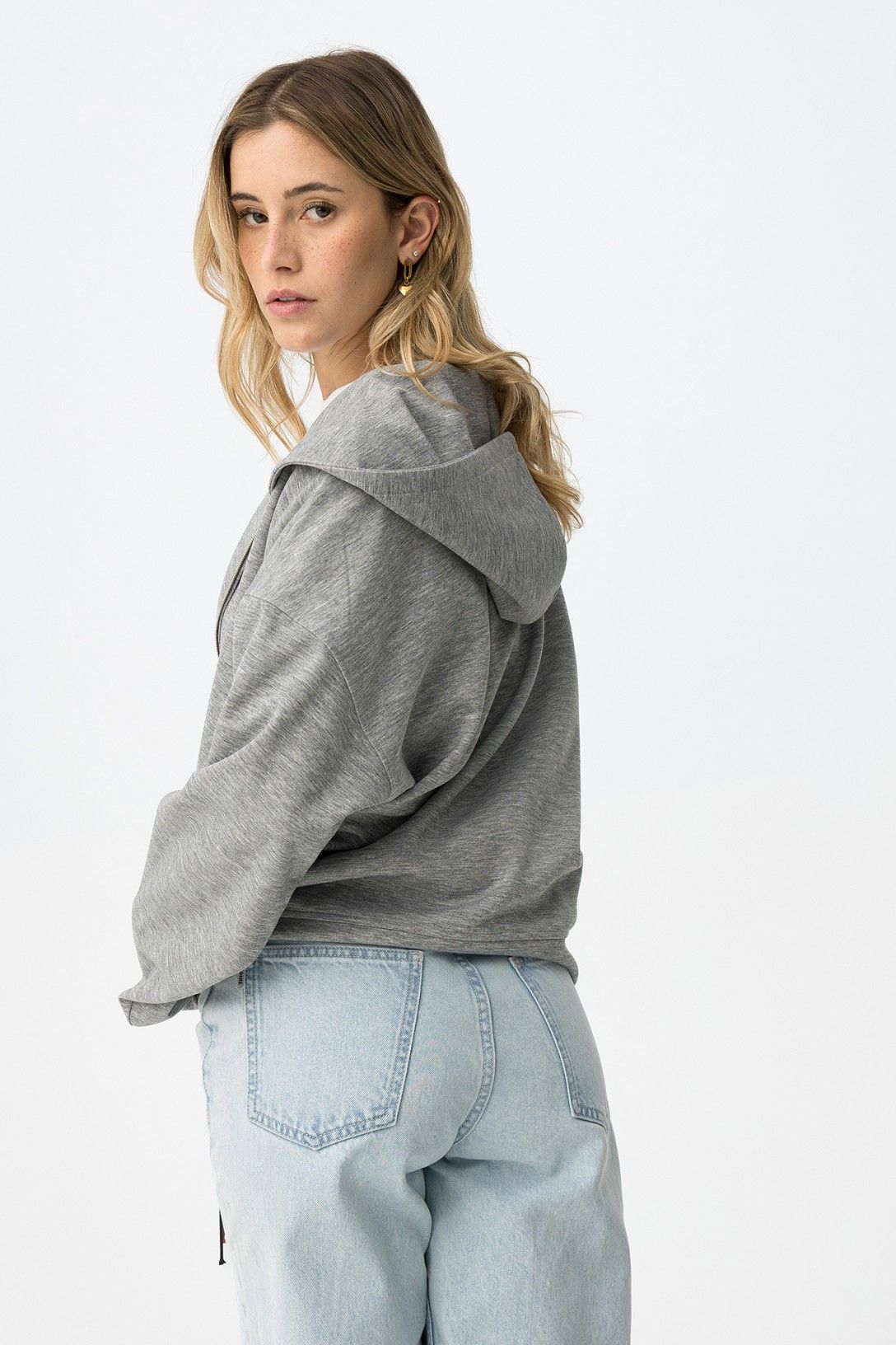 Casaco de Fato de Treino - Cinza