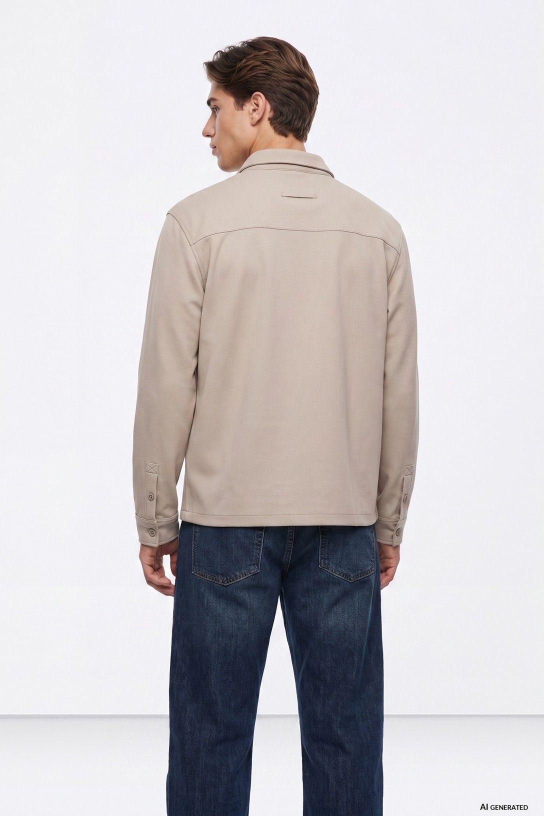 Camisa de Manga Comprida - Bege