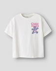 T-shirt com Estampado Traseiro - Branco