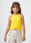 Top em Tricot - Amarelo