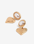Brincos Coração - Dourado