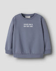 Sweat com Relevo Traseiro - Azul Claro