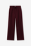 Calças Wide Leg - Bordo