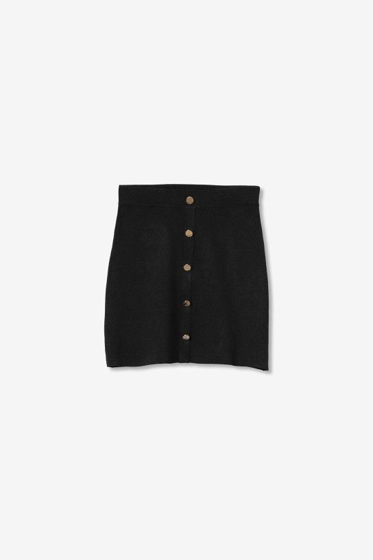 Saia de Malha - Preto