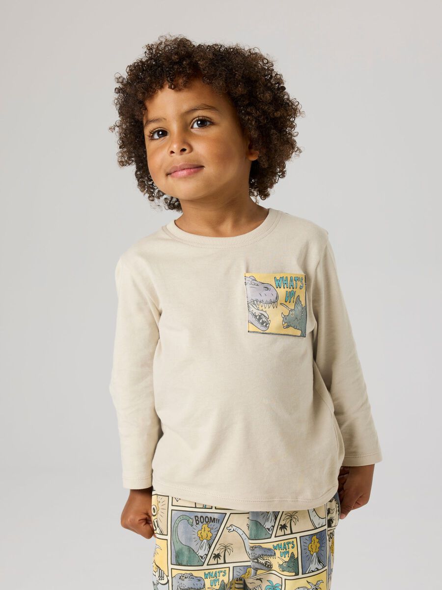 Camisola de Manga Comprida - Bege