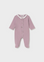 Babygrow com Pé - Rosa