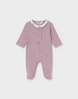 Babygrow com Pé - Rosa