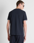 T-shirt com Logo - Marinho