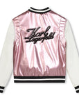 Casaco tipo Bomber - Rosa Gold