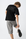 T-shirt com Estampado Traseiro - Preto