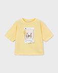 T-shirt Estampada - Amarelo