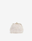 Bolsinha Faux Fur - Bege