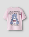 T-shirt com Estampado Traseiro - Rosa