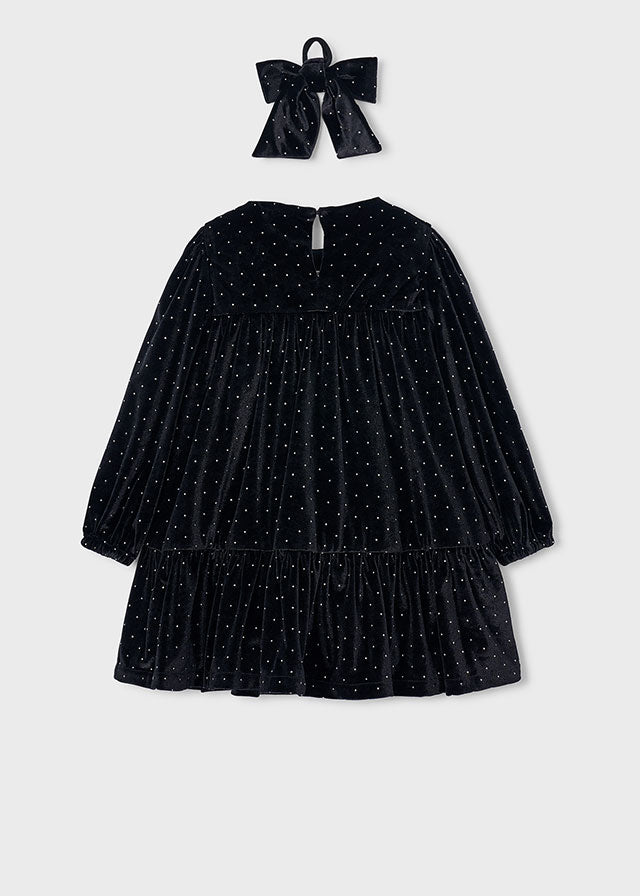 Vestido de Veludo - Preto