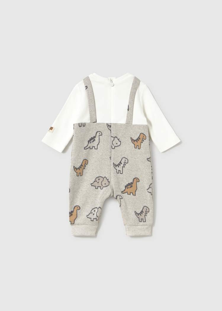 Babygrow sem Pé - Cinza