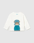Camisola de Manga Comprida - Branco