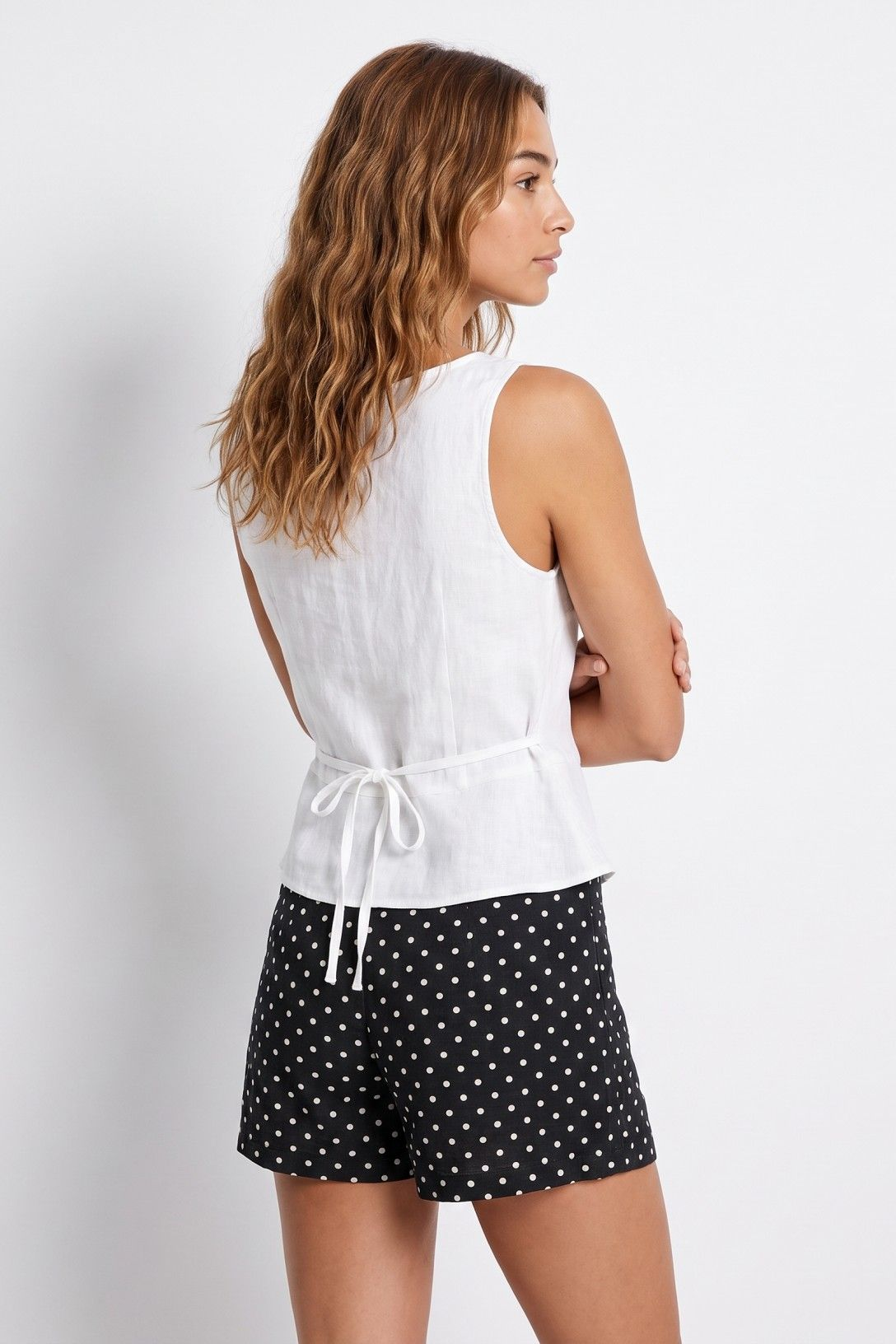 Blusa com Laço - Branco