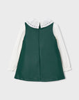 Vestido Combinado - Verde