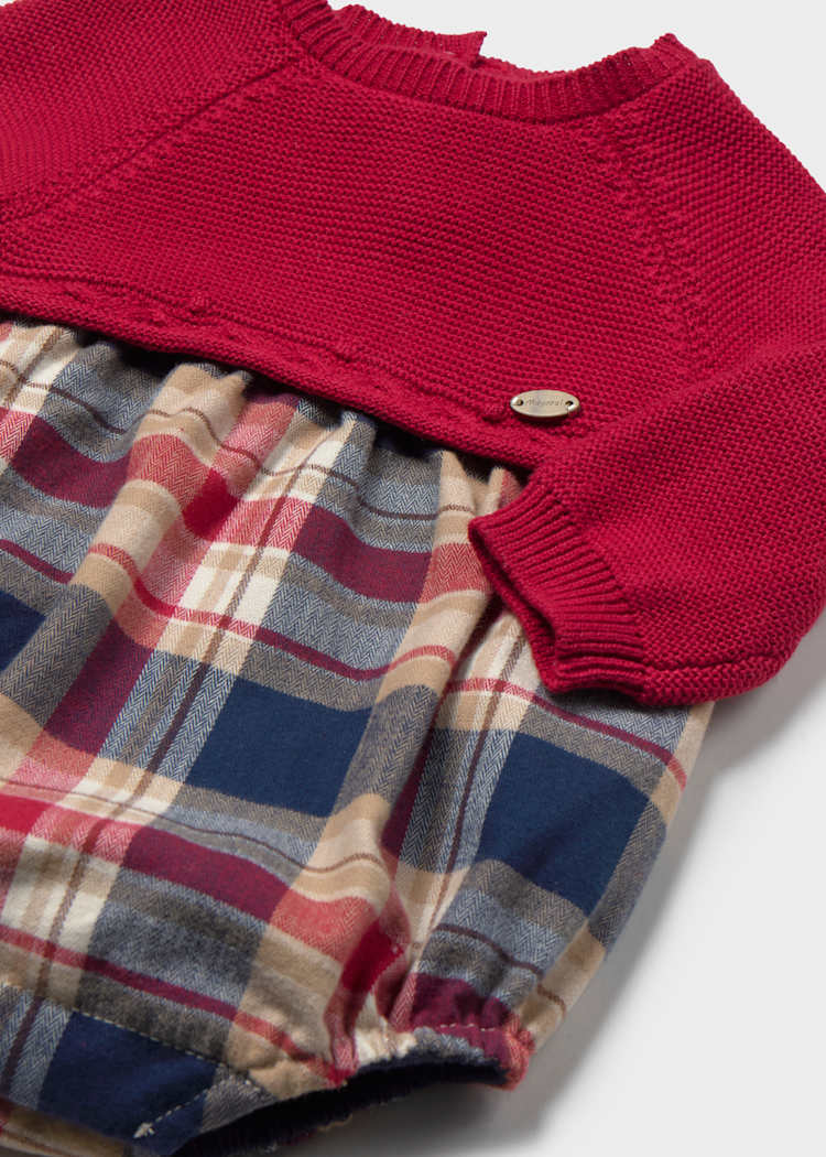 Babygrow com Meia - Vermelho