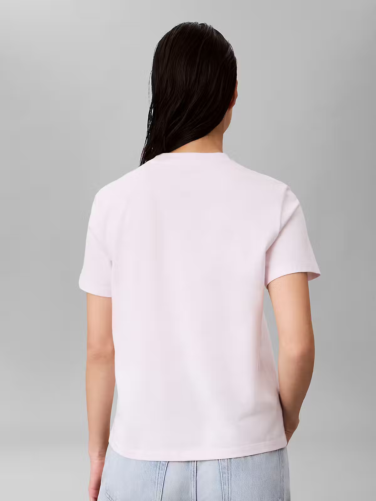 T-shirt com Logo - Rosa
