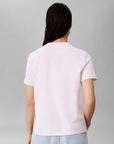 T-shirt com Logo - Rosa