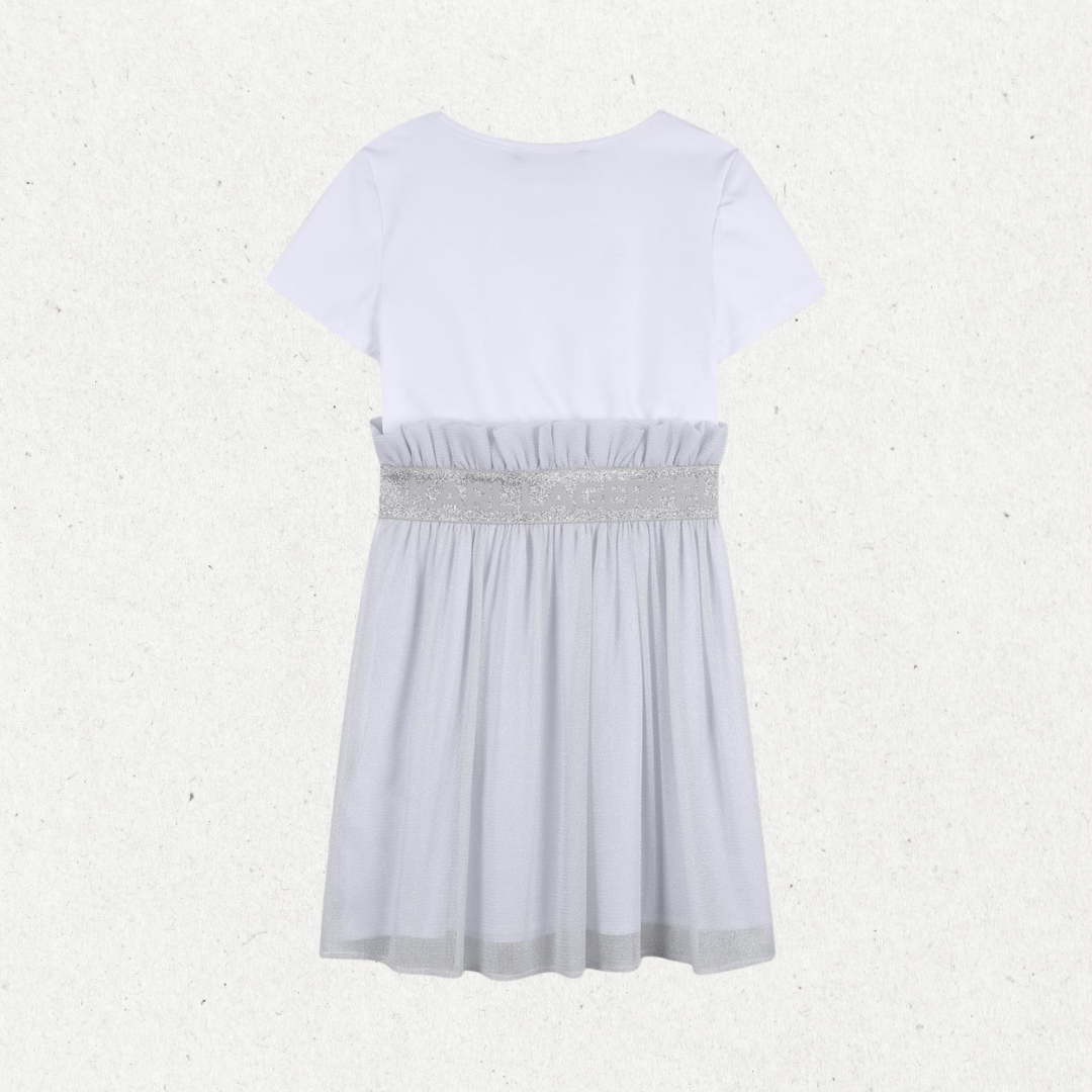 Vestido Combinado - Branco