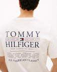 T-shirt com Estampado Traseiro - Bege