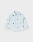 Camisa de Manga Comprida - Azul Claro