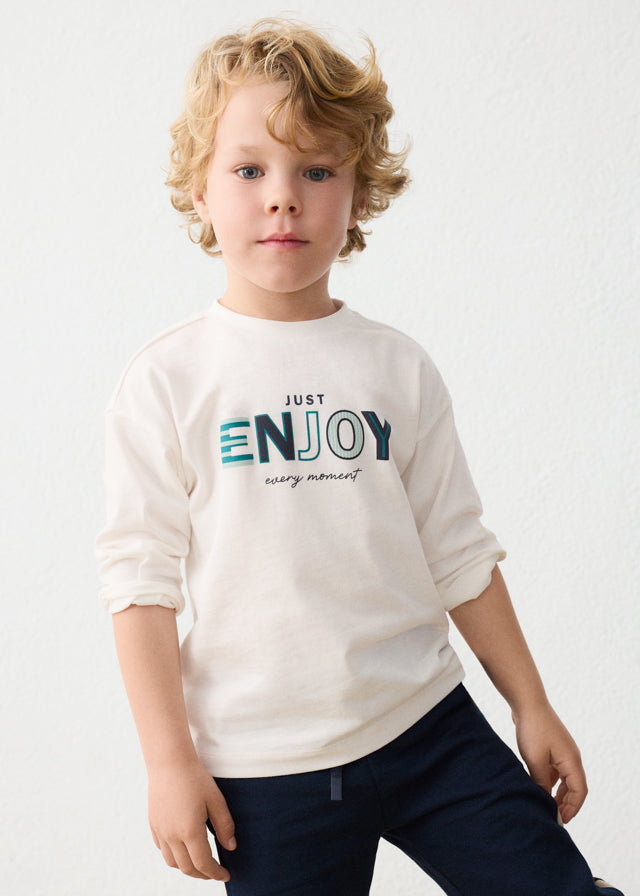 Camisola de Manga Comprida - Branco