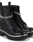 Botas Estilo Militar - Preto