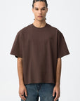 T-shirt Relaxed - Castanho