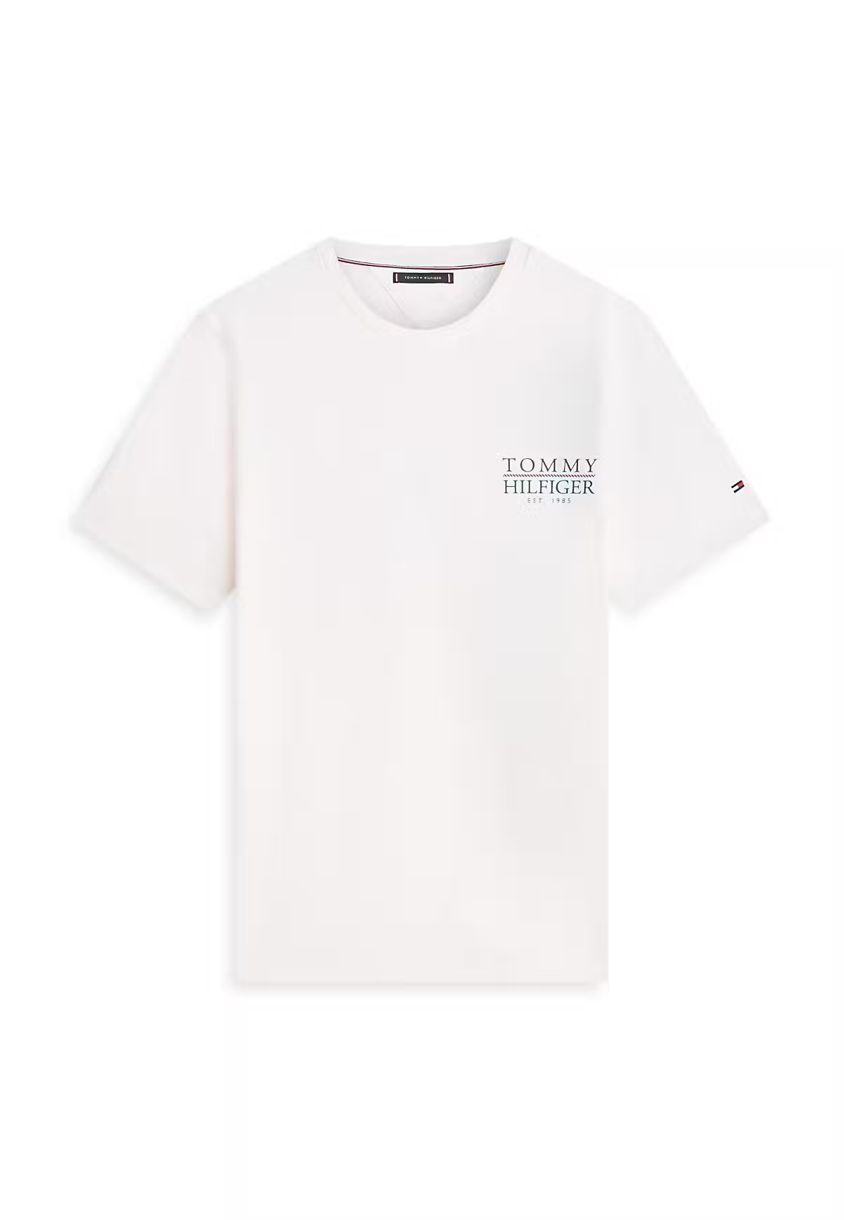 T-shirt com Estampado Traseiro - Bege