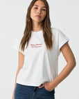 T-shirt Bordada - Branco