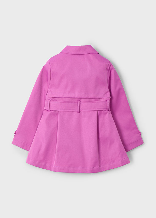 Gabardine com Cinto - Fuschia