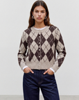 Cardigan de Malha - Castanho