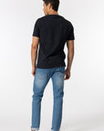 Jeans Tapered Fit - Azul Médio