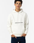 Hoodie com Estampado Traseiro - Branco