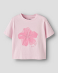 T-shirt Estampada - Rosa