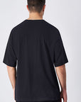 T-shirt com Bordado - Preto