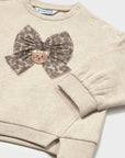 Sweat com Relevo - Bege